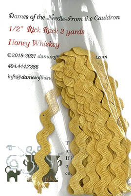 Honey Whisky 1/2" Rick Rack - Dames of the Needle