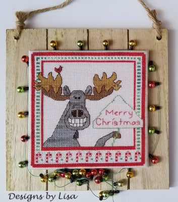 Christmas Moose Greetings - Designs by Lisa