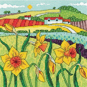 Daffodil Landscape, Karen Carter Collection - Heritage Crafts