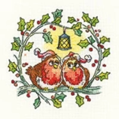 Christmas Robins, Birds of a Feather by Karen Carter - Heritage Crafts