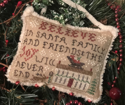 Believe In Santa: 2021 Annual Christmas Ornament - Homespun Elegance