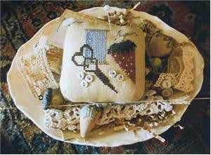 Stitching Things II Pincushion - Homespun Elegance