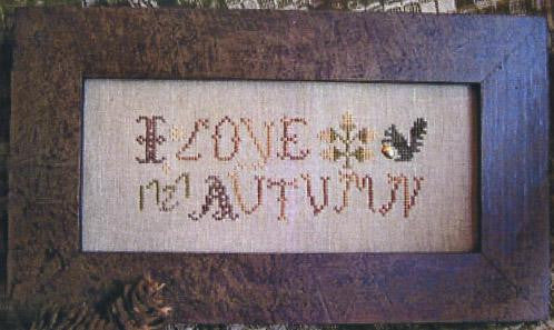 I Love Autumn - Homespun Elegance