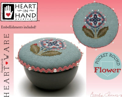 Pocket Round: Flower - Heart in Hand