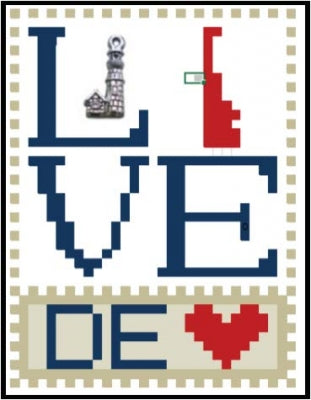 Love Delaware - Love Bits States - Hinzeit