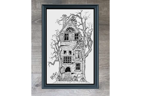 Haunted House - Stitching Jules Design