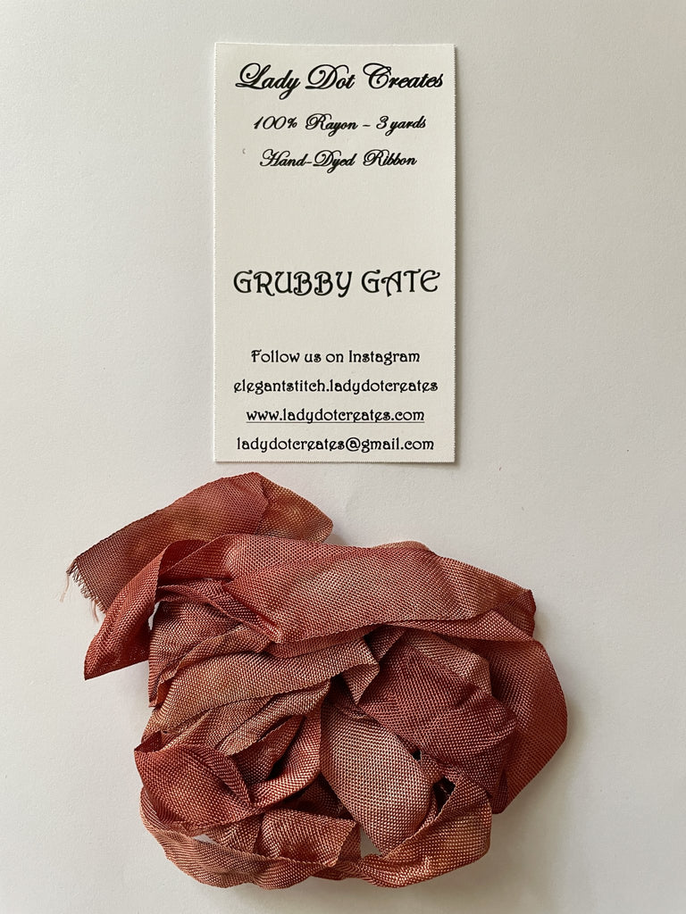 Grubby Gate Ribbon - Lady Dot Creates