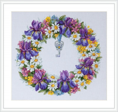 Wreath With Irises - Merejka