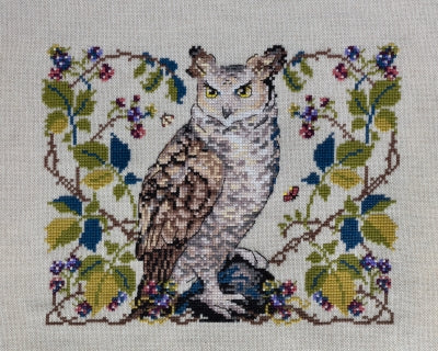 The Owl (Evenweave Fabric) - Merejka