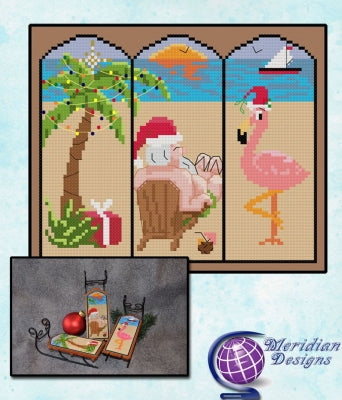 Christmas At the Beach - Meridian Designs For Cross Stitch