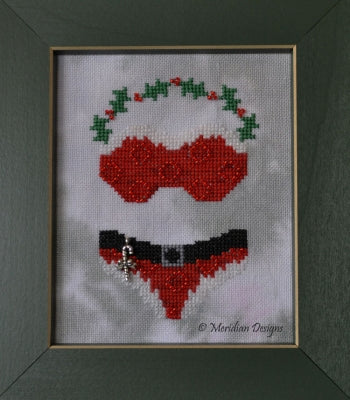 Santa Baby, Teenie Weenie Bikinis - Meridian Designs For Cross Stitch