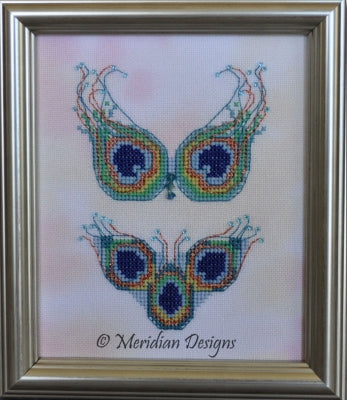 Peacock Feathers, Teenie Weenie Bikinis - Meridian Designs For Cross Stitch