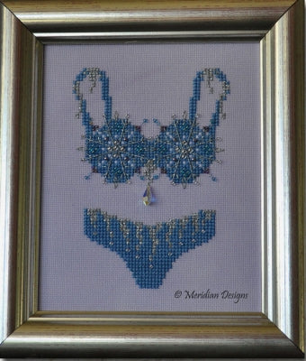 January, Teenie Weenie Bikinis - Meridian Designs For Cross Stitch