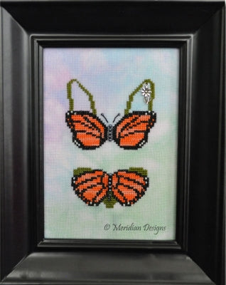 Spring Monarch, Teenie Weenie Bikinis - Meridian Designs For Cross Stitch