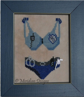 Peace Officer, Teenie Weenie Bikinis - Meridian Designs For Cross Stitch