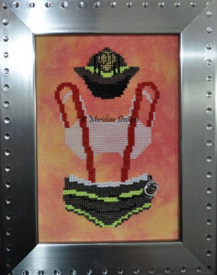 Smoke Eater, Teenie Weenie Bikinis - Meridian Designs For Cross Stitch
