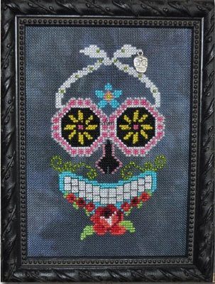 Sugar Skull, Teenie Weenie Bikinis - Meridian Designs For Cross Stitch