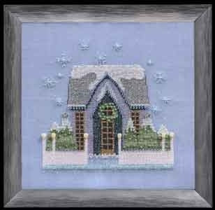 Little Snowy Gray Cottage - Nora Corbett