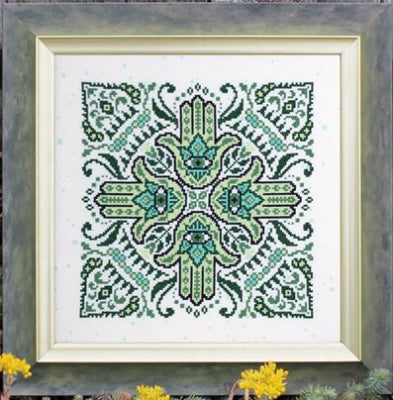 Hamsa Mandala - Ink Circles