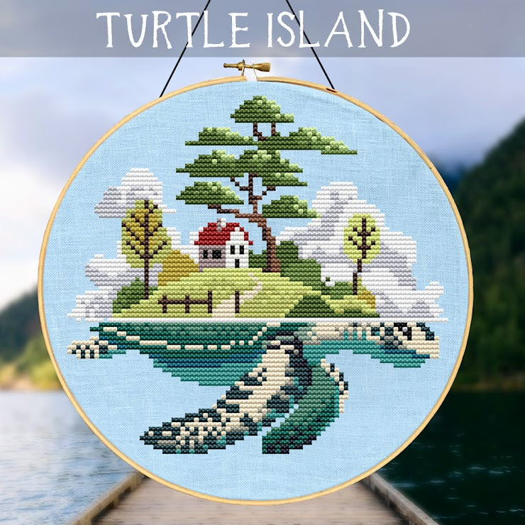 Turtle Island - Autumn Lane Stitchery