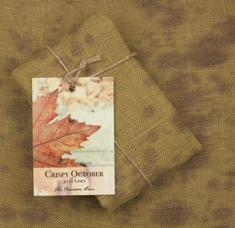 Crispy October 30ct Standard - Primitive Hare Fabric