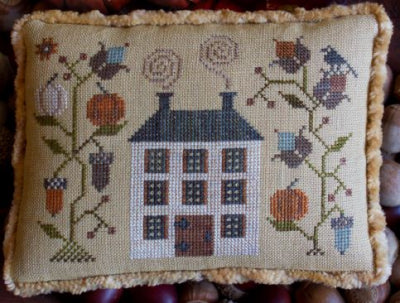 Autumn Cottage - Plum Street Samplers