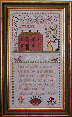 Mary E. Allen Sampler - Praiseworthy Stitches