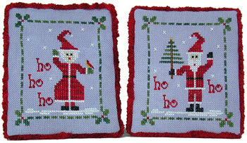 Mr & Mrs Claus Ornaments - Praiseworthy Stitches