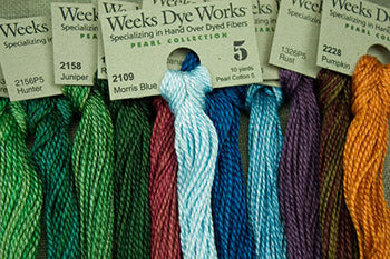 Pearl Cotton #5 A-L  - Weeks Dye Works