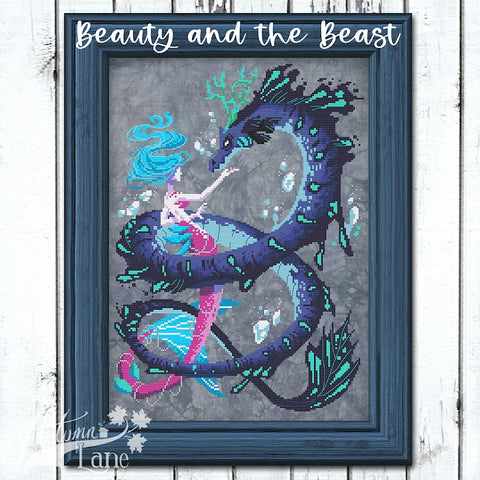 Beauty And The Beast - Autumn Lane Stitchery