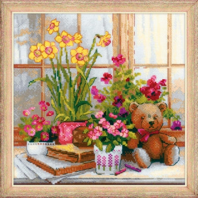 Daffodils On The Windowsill - Riolis