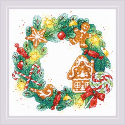 Gingerbread Wreath - Riolis