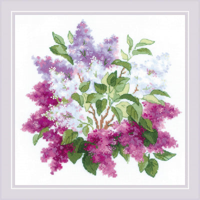 Lilac Blossoms - Embroidery - Riolis