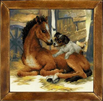 Foal And Puppy - Riolis