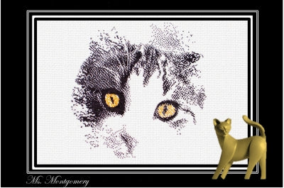 Ms. Montgomery, Here Kitty Kitty Series - Ronnie Rowe Designs