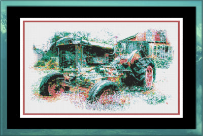 Old Green Tractor - Ronnie Rowe Designs