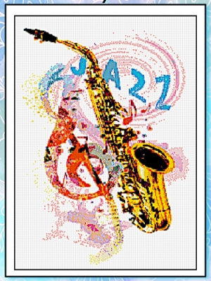 Saxophone: Music In America - Ronnie Rowe Designs