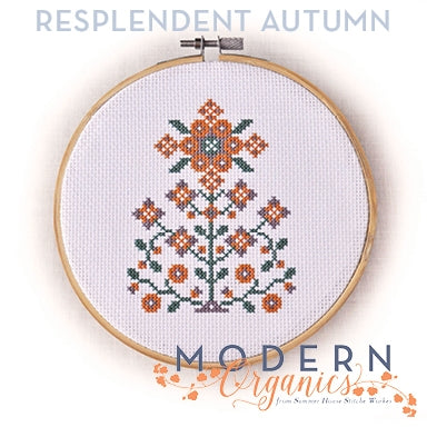 Resplendent Autumn, Modern Organics - Summer House Stitche Workes