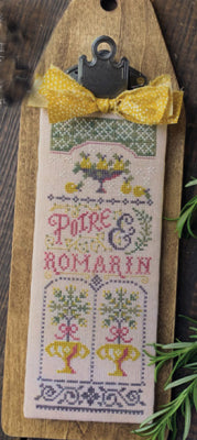 The French Kitchen: Poire et Romarin (Pear & Rosemary) - Summer House Stitche Workes