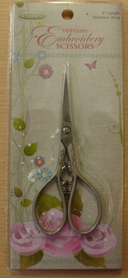 Pewter Teardrop Handle Scissors