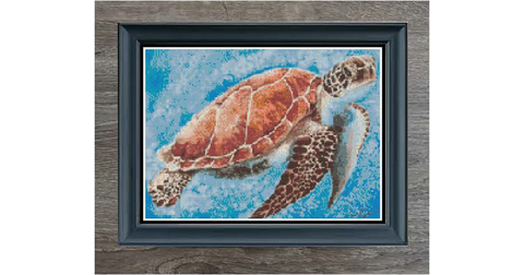 Sea Turtle in Color - Stitching Jules Design