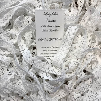 Pearl Buttons Lace - Lady Dot Creates