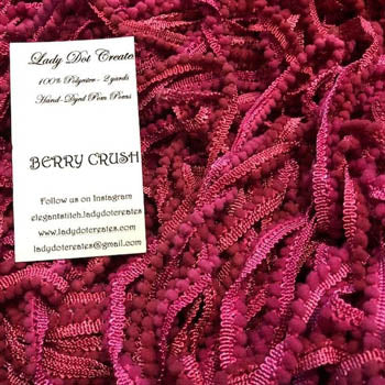 Berry Crush Pom Pom - Lady Dot Creates