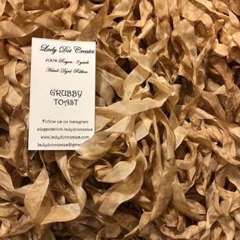 Grubby Toast Ribbon - Lady Dot Creates