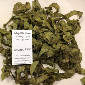 Grubby Frog Ribbon - Lady Dot Creates