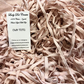 Old Tutu Twill Tape - Lady Dot Creates