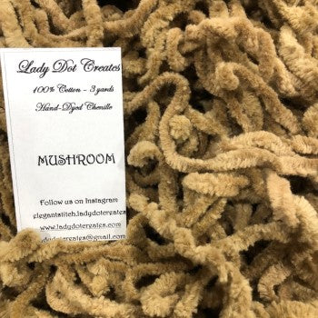 Mushroom Chenille - Lady Dot Creates