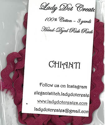 Chianti Rick Rack 1/2" - Lady Dot Creates