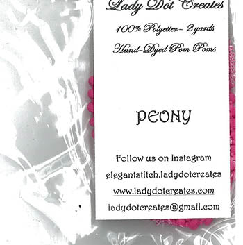 Peony Pom Pom - Lady Dot Creates