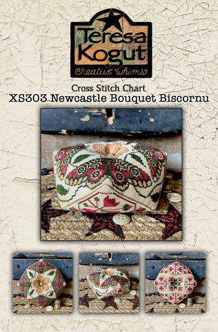 Newcastle Bouquet Biscornu - Teresa Kogut